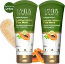 Lotus Botanicals Papaya & Vitamin E Insta Glow Exfoliating Facewash (200 ml)...
