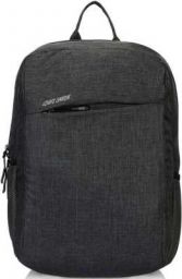 LOUIS CARON 15.6 inch Expandable Laptop Backpack Black | Dealsmagnet.com