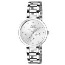 LOUIS DEVIN Analogue Women's Watch (Silver Dial Silver Colored Strap)...
