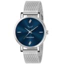 LOUIS DEVIN Stainless Steel Mesh Chain Analog Wrist Watch for Women (Black/Blue/Pink Dial) | LD-L164...