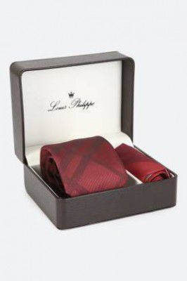 LOUIS PHILIPPE Checkered Tie (Pack of 2)
