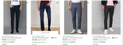Louis Philippe Jeans upto 80% Off