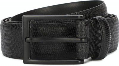 LOUIS PHILIPPE  Men Formal Black Artificial Leather Belt