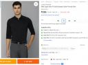LOUIS PHILIPPE  Men Super Slim Fit Solid Spread Collar Formal Shirt...