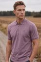Louis Philippe Men’s Slim Fit Zipper Polo T-Shirt in 100% Cotton Pique Fabric for Casual Wear...