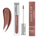 Love Earth Liquid Lip Gloss -Honey Dip For Soft & Dewy Lips Enriched with Vitamin E & Almond Oil |Lip Color For Glossy Look |Lightweight Non Sticky Lip shiner For Moisturizing Lips (Brown Glitter) 3ml...