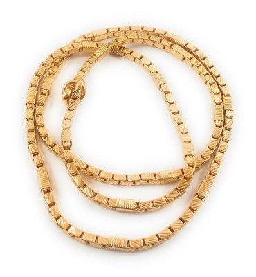 LOVELY DREAMS 1 Gram Gold Plated Fashion Jewellery Traditional Covering Muruku Thali Saradu Chain for Women & Girls