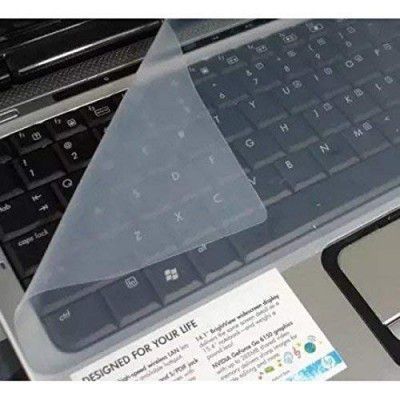 LS LAPSTER Quality Assured Universal Silicone 15.6 Keyboard Protector Skin|| Keyboard Dust Cover|| Keyboard Skin for 15.6 Laptop| 15.6 Keyguard| (3.93 x 11.81 x 0.39 inches)