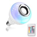 LSARI e26 LED Bulb with Bluetooth Speaker Music Light Lamp with Remote Control- RGB...
