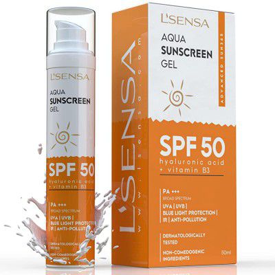 L’SENSA Sunscreen SPF 50 with Hyaluronic Acid - 50 Gram