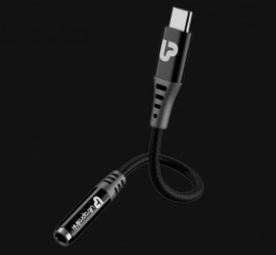 ltraProlink Braided Nylon 12cm USB 2.0 Type-C to 3.5mm Stereo Digital Audio Adapter (Supports up to 384 KHz - 32bit 48 KHz and 2