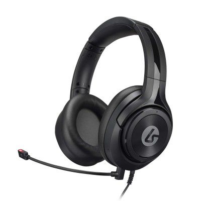 LucidSound LS10P Wired Stereo Gaming Headset with Mic for PlayStation, PS5, PS4, or PC, Black