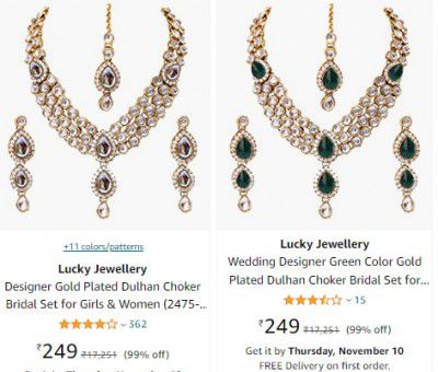 Lucky Jewellery Upto 99% Off