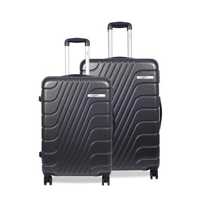 Luggero -Eternal Light-Weight & Durable Polycarbonate Dark Grey Unisex Hard Luggage