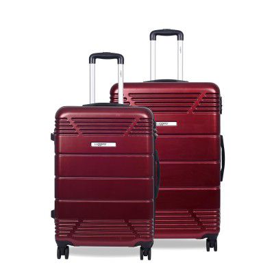 Luggero - Star Light-Weight & Durable Polycarbonate DEEP RED Unisex Hard Luggage