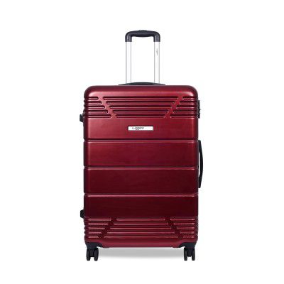 Luggero- Star Light-Weight & Durable Polycarbonate DEEP RED Unisex Hard Luggage| 