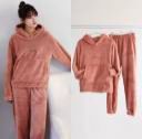 Lugo  Women Night Suit Set Red Solid...