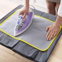 Lukzer 1 PC Protective Insulated Ironing Mesh for Clothes Delicate Garment Cloth Guard Home Press Mat Heat Resistant Reusable & Washable (40 x 60 CM)...