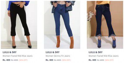 LULU & SKY Women Jeans Upto 90% Off | Starts At Rs 489