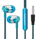 LUMIFORD U55 in-Ear Wired Earphones with Built-in mic | 3.5 mm Earphones (Blue)...