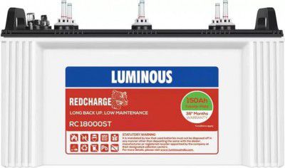 LUMINOUS 36 Months Warranty Tubular Inverter Battery  (150 Ah, RC18000ST)