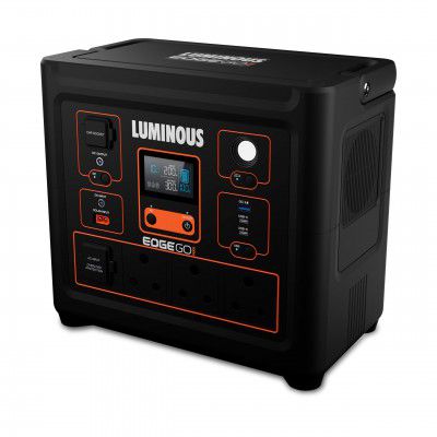 Luminous Edge GO P1000 Portable Power Station | 800W Output | 576 Wh | Fast Charging | 5 Year Warranty