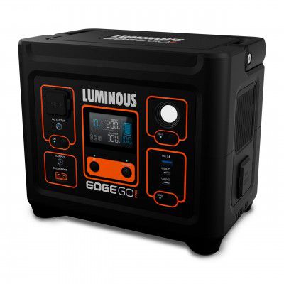 Luminous Edge GO P700 Portable Power Station, 500W, 288Wh, Fast Charging, Multi-Device, 5Y Warranty