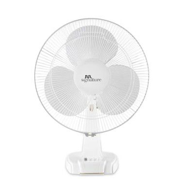 RR Signature Mojo Plus Table Fan (400 MM, White)