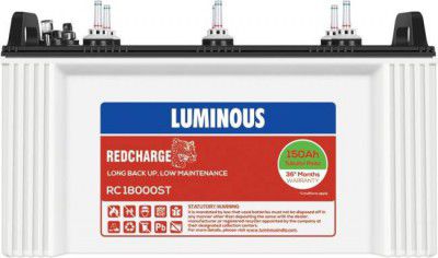 LUMINOUS RC18000ST Tubular Inverter Battery (150Ah)