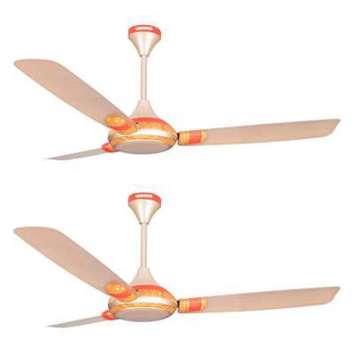 Luminous Rio Carnival 1200mm Ceiling Fan (Sangaria Red, Pack of 2)