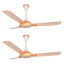 Luminous Rio Carnival 1200mm Ceiling Fan (Sangaria Red, Pack of 2)...