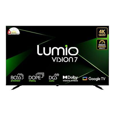 [Extra Rs 6500 OFF] Lumio Vision 7 FTW3-ADSG (55") 4K Ultra-HD Smart QLED Google TV