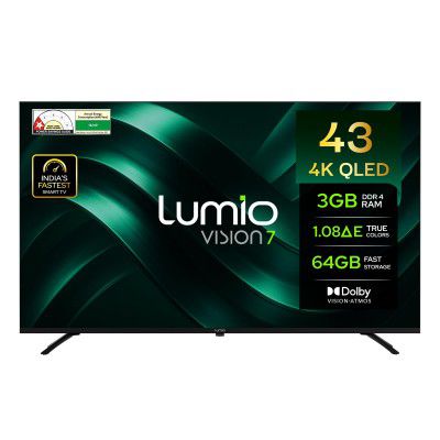 [Extra Rs.4000 OFF] Lumio Vision 7 (43") 4K Ultra HD Smart QLED Google TV FTW2-ADSJ