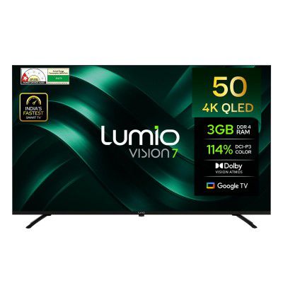 [Extra Rs.4000 Off] Lumio Vision 7 (50") 4K HD Smart QLED Google TV FTW2-ADSG
