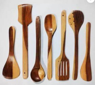 LUNATIC CRAFTWORK Non Chemical spoon set (Pack of 7)