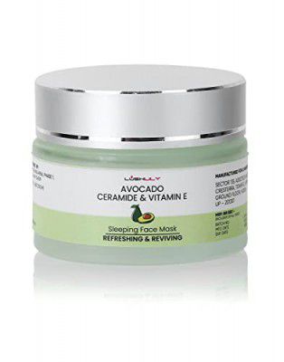 LushLily Avocado Ceramide & Vitamin E Sleeping Face Mask 50g