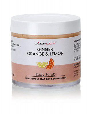 LushLily Ginger Orange & Lemon Body Scrub 100gm