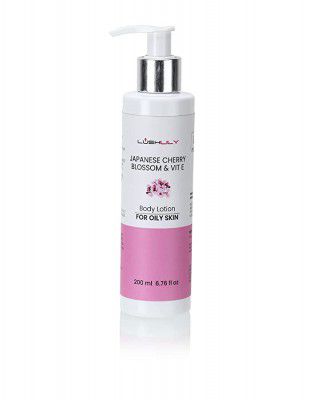 LushLily Japanese Cherry Blossom & Vit E Body Lotion 200ml
