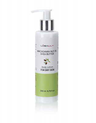 LushLily Macadamia Nut Oil Shea Butter Body Lotion Deep Nourishing Body Butter 200ml
