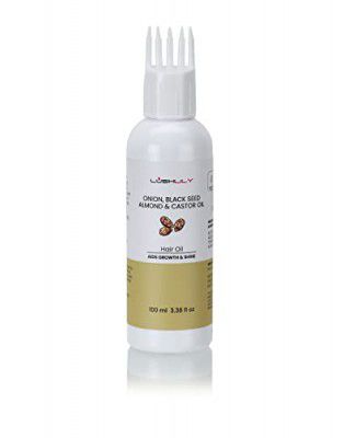 LushLily Onion Black Seed Almond & Castor Oil Hair Oil - 100ml