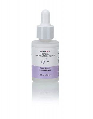 LushLily Retinol Niacinamide & Hyl Acid Face Serum Reduce Fine Lines & Wrinkles | For Women & Men