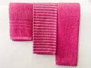Lushomes Cotton Kitchen Hand Wash Towel Set (Pack of 3, 34 x 51 cms, Fuchsia)...