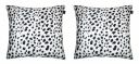 LUSHOMES White Leopard Skin Printed Cushion Covers (Pack of 2)...