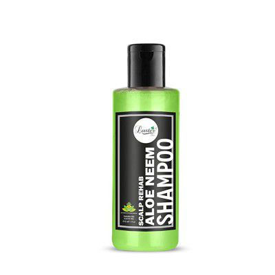 Luster Aloe Neem - Scalp Rehab Shampoo | Made With Aloe & Neem Extracts | Shampoo For Hair Growth & Repair | For All Hair Types (Sulphate & Paraben Free) - 210 ml