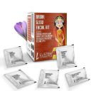 Luster Cosmetics Bridal Glow Facial Kit | Enriched With Blueberry & Aloevera Extracts | 5 Step Facial Kit | Single Use Mini Facial Kit | Paraben Free - 45g...