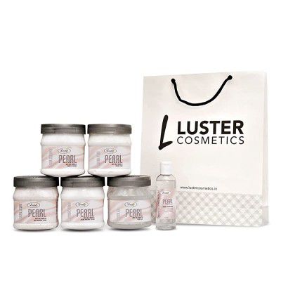 Luster Pearl Glow Whitening Facial Kit | Salon Eco Pack - 2600 ml
