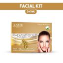 Luster Radiant Gold Facial Kit | Instant Glow & Fairness - 260 ml...