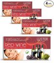 Luster Red Wine Facial Kit 115g (Pack of 4)...