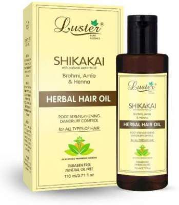 Luster Shikakai (Brahmi, Amla & Henna) Herbal Hair Oil (110 ml)