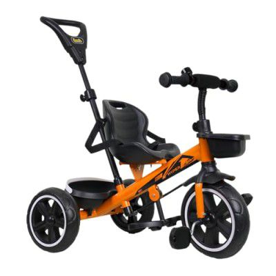 Luusa RX-500 Plug N Play Kids Tricycle with Parental Control , Cushion seat and seat Belt for 12 Months to 48 Months